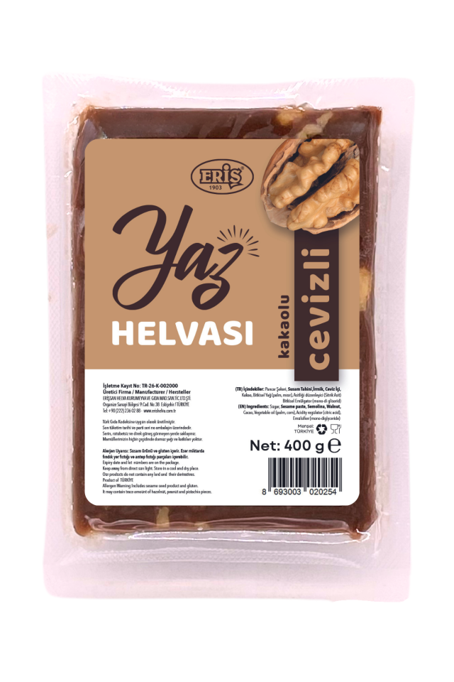 400 gr Kakaolu Cevizli Yaz Helvası