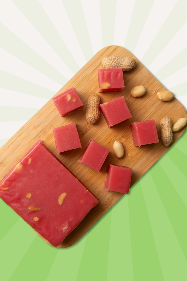 400 gr Çilek Aromalı Yer Fıstıklı İrmik Helvası