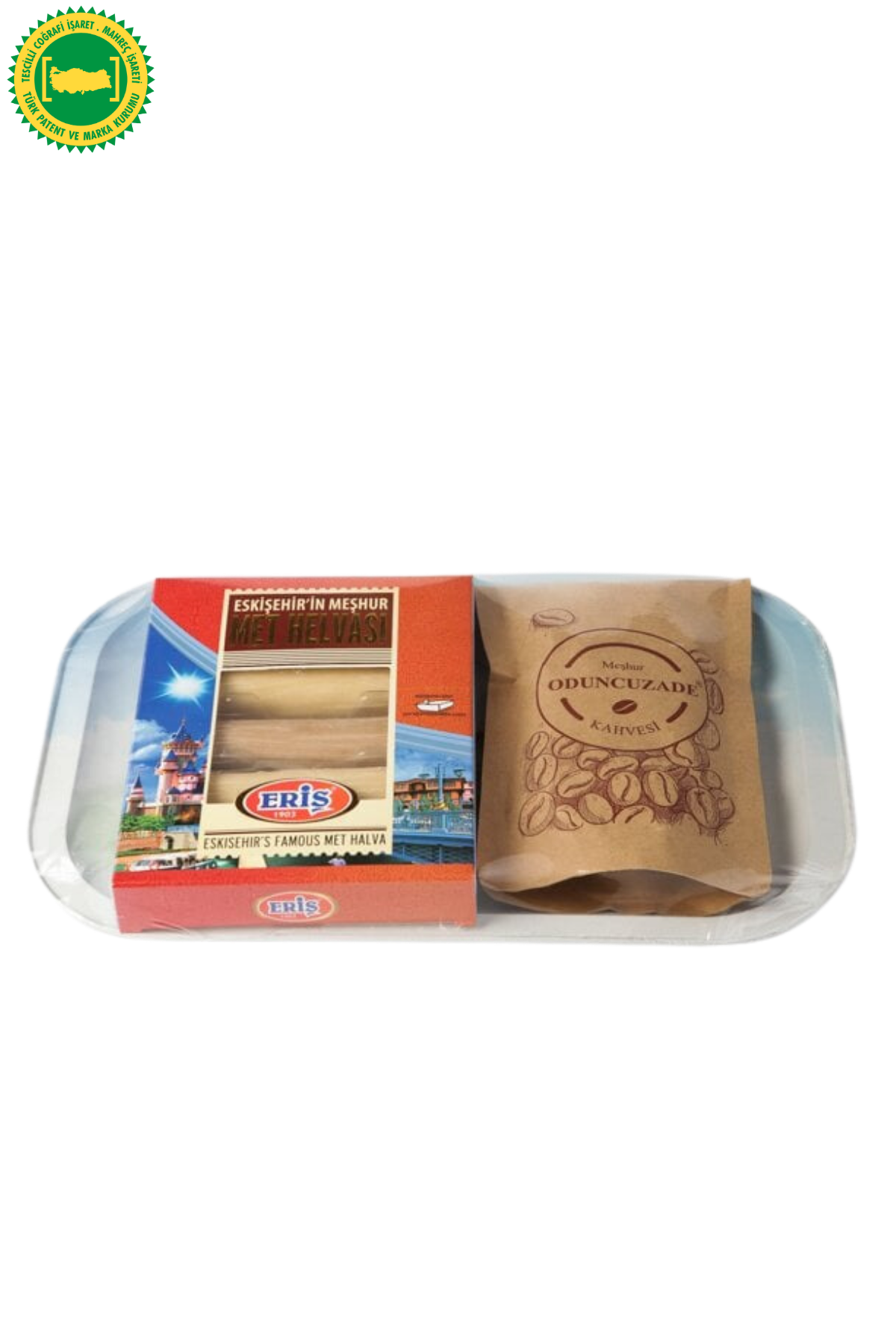 130 gr Met Helvası & 100 gr Türk Kahvesi (TEPSİ HEDİYELİ)