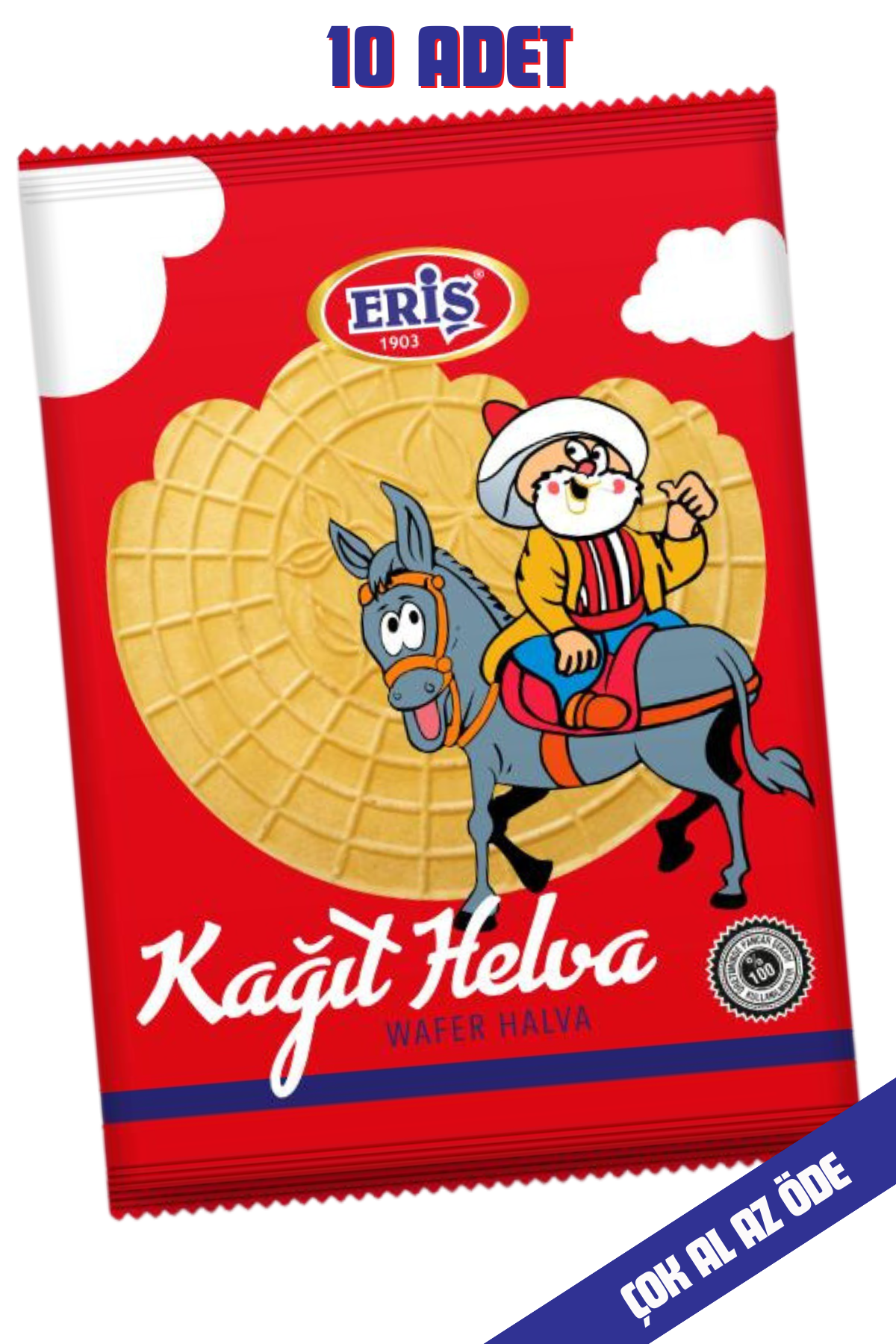 ÇOK AL AZ ÖDE - Eriş Çıtır Kağıt Helva (10 Adet)