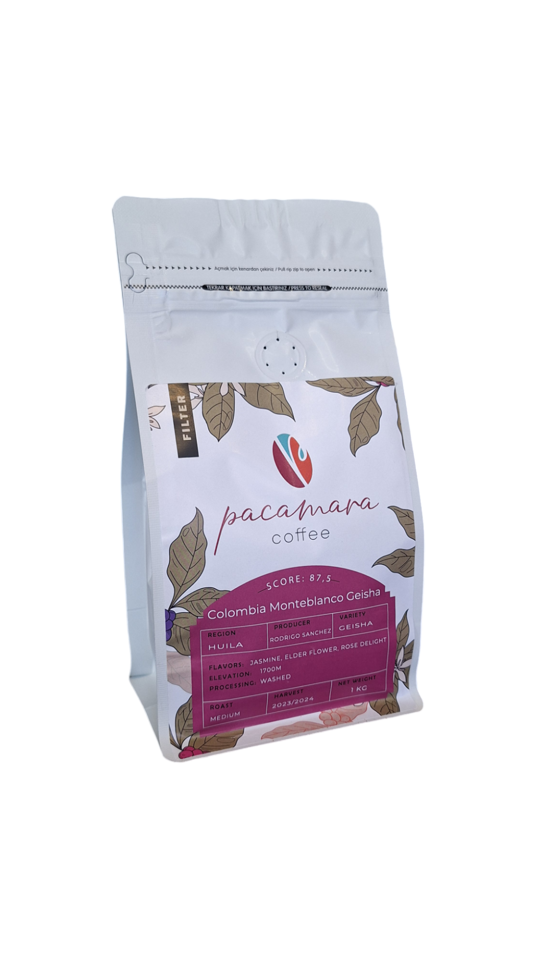 Pacamara Coffee - Monte Blanco Nitelikli Kahve