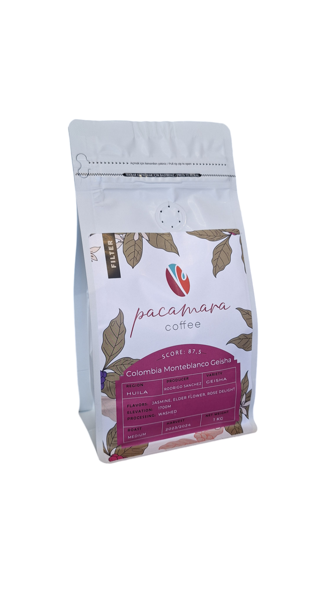 Pacamara Coffee - Monte Blanco Nitelikli Kahve